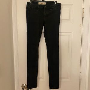 Black super skinny hollister jeans